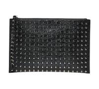 John Richmond - Pochette compatta con borchie decorative - - Bags - Uomo - Nero - ONE SIZE