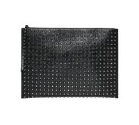 John Richmond - Pochette con Borchie All-Over - - Bags - Uomo - Nero - ONE SIZE