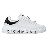 John Richmond sneakers donna in pelle con charms bianco 36
