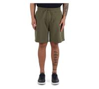 John Richmond - Short Bermuda in pile con logo in rilievo - - Shorts - Uomo - Verde - M