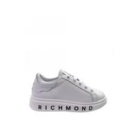 John Richmond sneakers in pelle con stampa logo bianco 35
