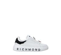 John Richmond sneakers donna in pelle con charms bianco