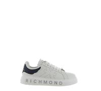 John Richmond sneakers in pelle bianco blu 41