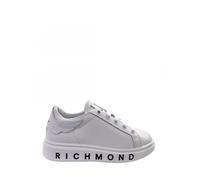 John Richmond sneakers in pelle con stampa logo bianco 31