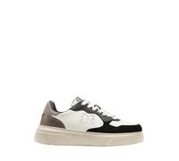 John Richmond Sneakers in Pelle e Suede con Logo Bianco Nero