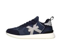 John Richmond - Sneakers in Pelle Scamosciata- Ecopelle e Tessuto - - Shoes - Uomo - Blu - 44 EU