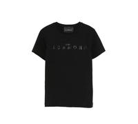 John Richmond T-shirt bambina Loceni con logo nero