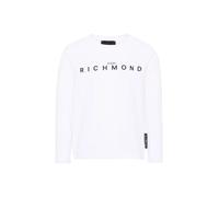 John Richmond T-shirt bambino manica lunga in cotone bianco