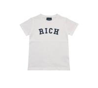 John Richmond T-shirt bambino Mapel con logo bianco