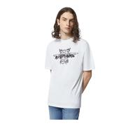 John Richmond - T-shirt con logo stampato - - Tops - Uomo - Bianco - S