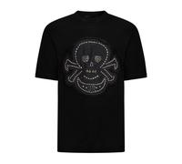 John Richmond - T-shirt con Maxi Decoro Teschio - - Tops - Uomo - Nero - M