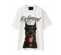 John Richmond - T-shirt con stampa grafica - - Tops - Uomo - Bianco - S