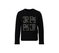John Richmond T-shirt Leraba con logo strass nero 10a