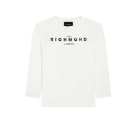 John Richmond - T Shirt Maglietta Aspin, Bianca, Unisex, Bambini, Ragazzi, 10 Anni