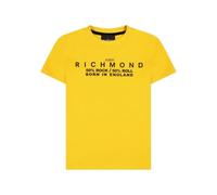 John Richmond - T Shirt Maglietta Ennis, Gialla, Unisex, Ragazzi, Bambini, 10 Anni