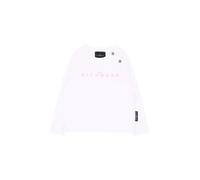 John Richmond T-shirt manica lunga neonata con logo bianco