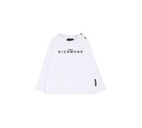 John Richmond T-shirt neonato manica lunga bianco 18m