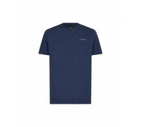John Richmond - T-shirt Regular con Logo a Contrasto - - Tops - Uomo - Blu - S