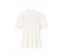 John Richmond - Top a maniche corte dal design essenziale - - Knitwear - Donna - Bianco - S