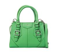 JOHN RICHMOND TOTE BAG MARIDE con placca logo, pelle cruelty-free, placca con logo color argento, chiusura con fibbia,