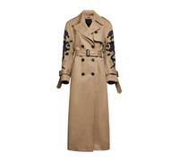 John Richmond - Trench Coat con Ricamo Grafico sulle Maniche - - Coats - Uomo - Beige - S