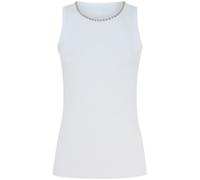 JOHN RICHMOND X - Canotta bianca con borchie per donna