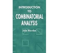 John Riordan F James Rohlf Introduction to Combinatorial Analysis (Tascabile)