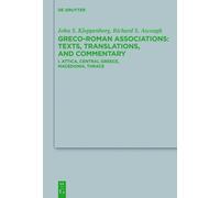 John S. Kloppenborg Richard Attica, Central Greece, Macedon (Copertina rigida)