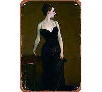 John Singer Sargent Ritratto di Madame X Realismo Sargent Pittura Opere d'arte Ritratto Donna Decorazione della parete Pittura a olio Stampe poster francesi Belle Arte decorativa Metallo Tin Signs