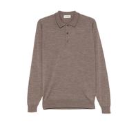 John Smedley - Belper Polo Shirt - - Knitwear - Uomo - Marrone - S