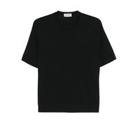 John Smedley, ,Knitwear ,Donna ,Nero ,S Danby Sea Island Cotton Sweater