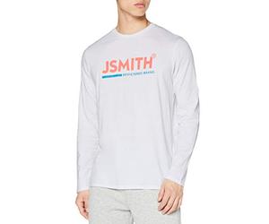 John Smith Novel M Maglietta Uomo, Bianco, S