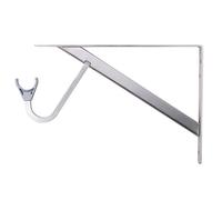 John Sterling Knape & Vogt Heavy Duty mensola e Asta Staffa Brushed Nickel