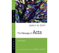 John Stott The Message of Acts (Tascabile) Bible Speaks Today Series