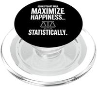 John Stuart Mills massimizza la felicità... Statisticamente PopSockets PopGrip per MagSafe