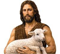 John The Baptist (Lamb) Half Body Buddy Cutout