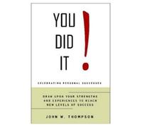 John Thompson You Did It (Tascabile)