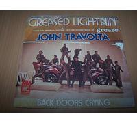 JOHN TRAVOLTA greased lightnin'/back doors crying SP 7" 1977 Midsong