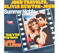 John Travolta & Olivia Newton-John / Louis St. Louis - Summer Nights / Rock 'n' Roll Party Queen - RSO - 2090 316