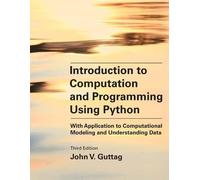 John V. Guttag Introduction to Computation and Programming Using Pyt (Tascabile)