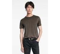 John Varvatos Amato Regular Fit Ss Crew Dark Brown Taglia: S | Magliette basic Outlet | Uomo | Marrone