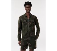 John Varvatos Anthony Trucker Jacket With Emb Moss Taglia: XS | Giacche leggere Outlet | Uomo | Bianco