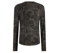 John Varvatos Atkins Ls Chipped Wall Printed Burnout C Med Grey Taglia: S | Maglie a manica lunga Outlet | Uomo | Grigio