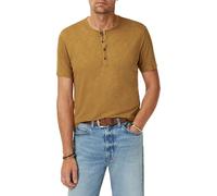 John Varvatos Biello Henley Uomo, Terra d'ombra leggera, M