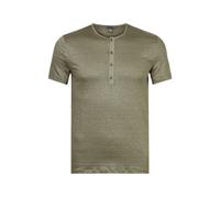 John Varvatos Bleecker Regular Fit Ss Henley With Pick Eucalyptus Taglia: S | Magliette basic Outlet | Uomo | Bianco