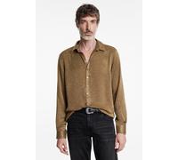 John Varvatos Bucks Shirt - Multi Button Slim Fit Shir Sienna Brown Taglia: S | Camicie Business Outlet | Uomo | Marrone