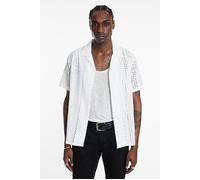 John Varvatos Dan Camp Collar Shirt In Embroidered Fab White Taglia: S | Camicie Casual Outlet | Uomo | Bianco