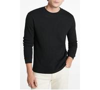 John Varvatos Dante Ls Waffle Crew W Ottoman Rib Black Taglia: XXL | Maglioni Outlet | Uomo | Nero