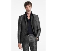 John Varvatos Doran Jacket - Slim Fit Stand Up Wire In Eclipse Hthr Taglia: 46 | Blazers Outlet | Uomo |