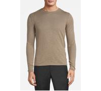 John Varvatos Lex Ls Linen Blend Slub Crew With Roll N Haze Grey Taglia: XXL | Maglie a manica lunga Outlet | Uomo | Bianco